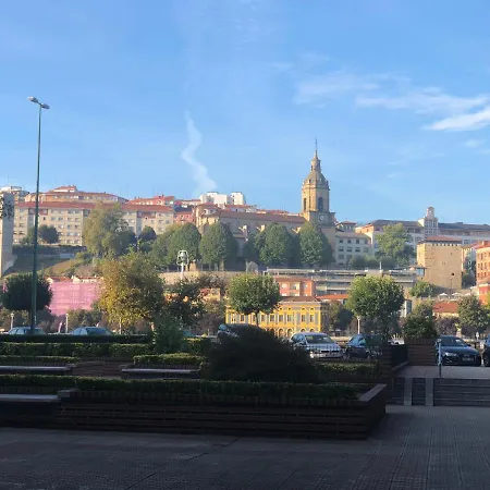 Loft Arenas Junto Puente Colgante Bilbao Appartement *